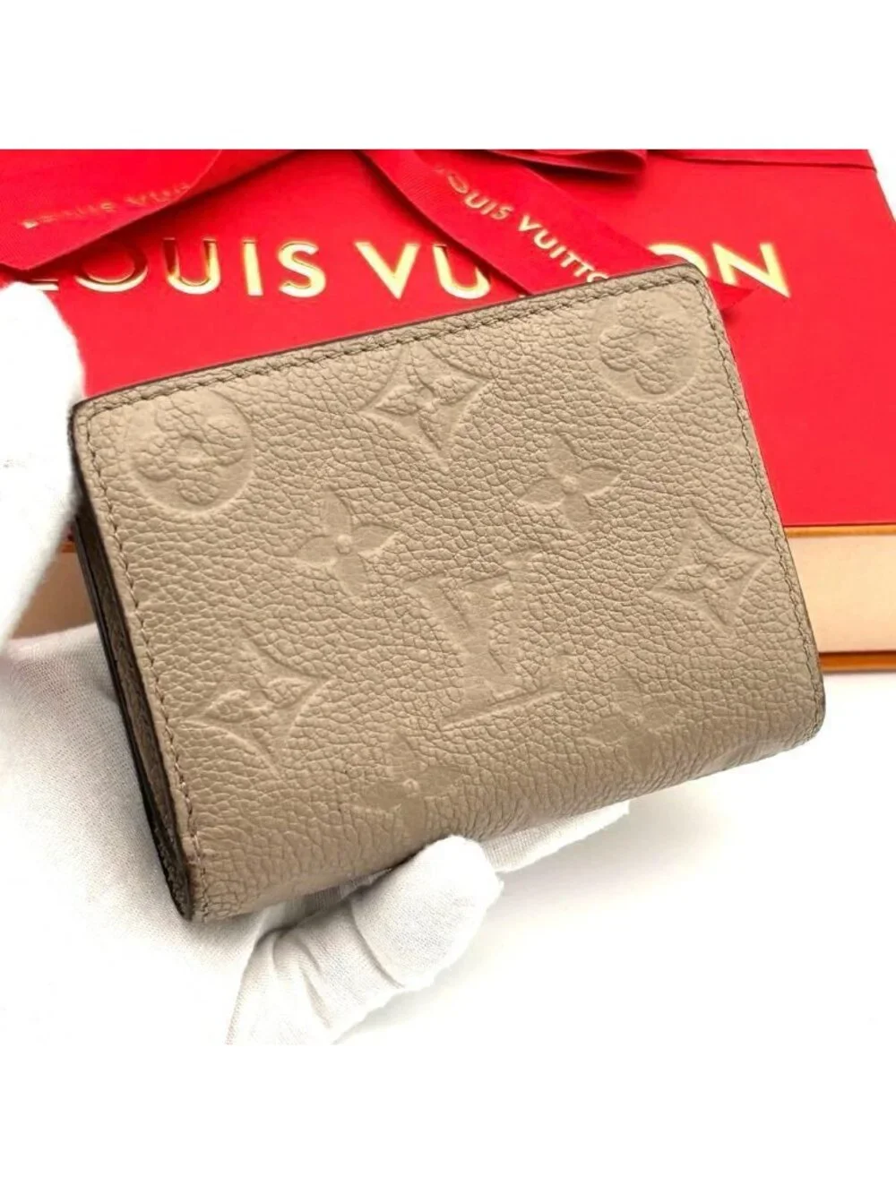Louis Vuitton Wallet Empreinte Portefeuille Clair Beige